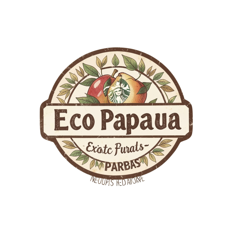 Eco Papaya Logo #230 v3